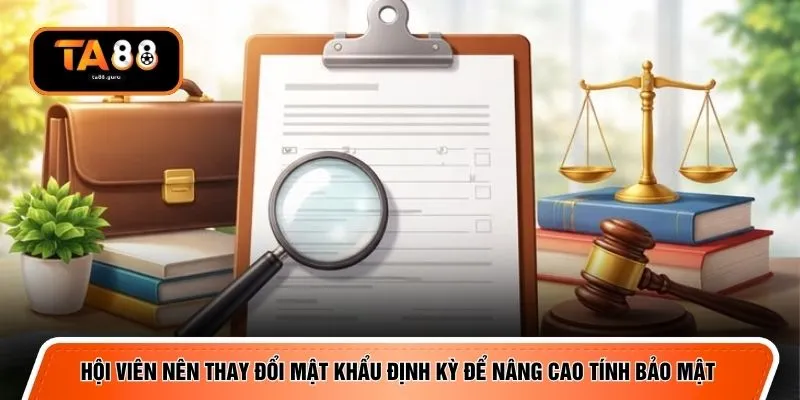 Hội viên nên thay đổi mật khẩu định kỳ để nâng cao tính bảo mật