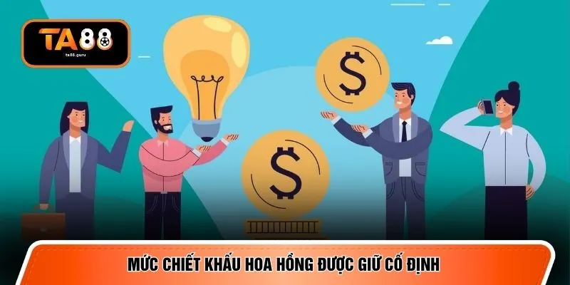 Mức chiết khấu hoa hồng được giữ cố định