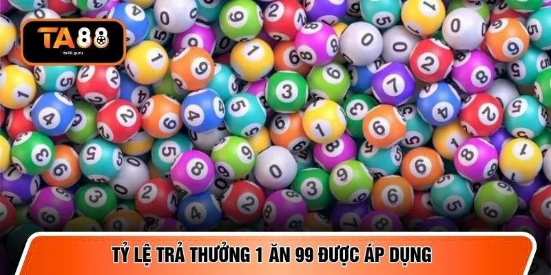 Tỷ lệ trả thưởng 1 ăn 99 được áp dụng